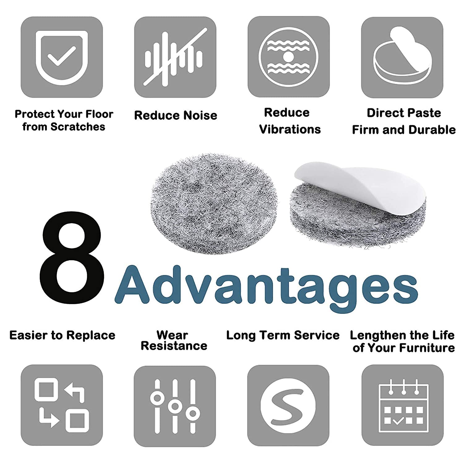 Furniture Pad Square Felt Pads Floor Protector Pad For Home & All Furniture Use Furniture Pad Square Felt Pads Floor Protector Pad For Home & All Furniture Use